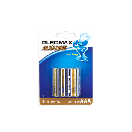 Батарейки Pleomax LR03-4BL Alkaline