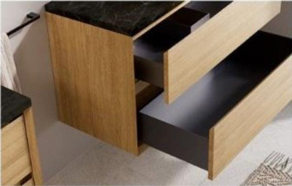 Тумба под раковину COOL с 2 выдвижными ящиками 60x45x54 CL.060.MUD орех