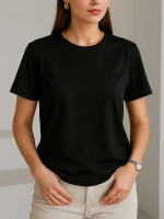 Футболка женская черная на лето