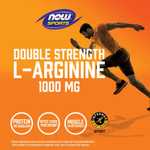 NOW Foods, L-аргинин двойной силы, 1000 мг, 60 таблеток