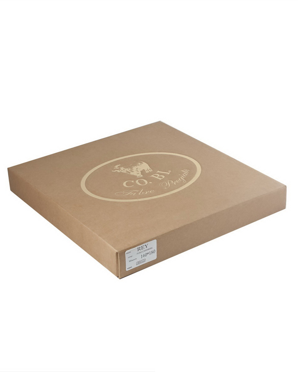 Плед кашемировый 140x180 от CO.BI. Rey бордовый Италия