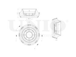 Опора амортизатора передняя UNIO RMP-13024