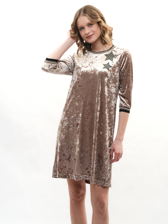 Платье женское бархатное