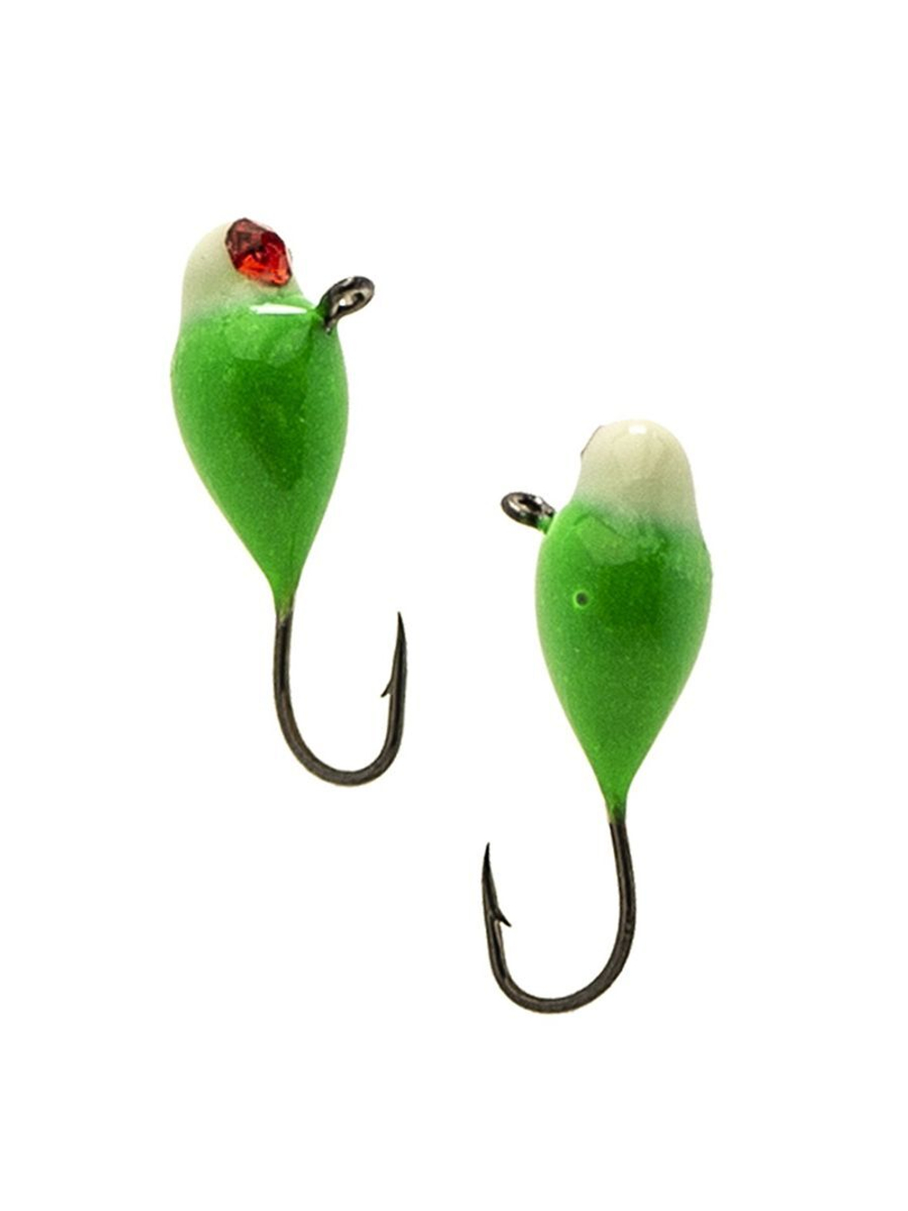 Мормышка вольфрамовая КАПЛЯ С УШКОМ, RUd, 10 шт 0,26 г