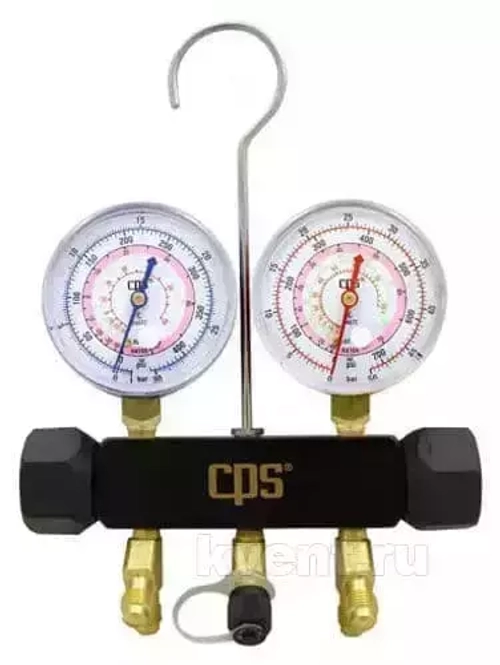 Манометрическая двухвентильная станция CPS MBO (манометры 68мм R22/407/ 410, без шлангов)