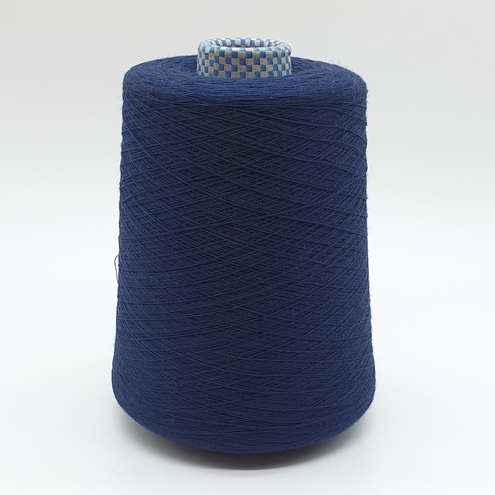 Пряжа CARIAGGI BELIZE CASHMERE 3/80 (90% хлопок/10%  кашемир), 2666 м/100 гр морской синий