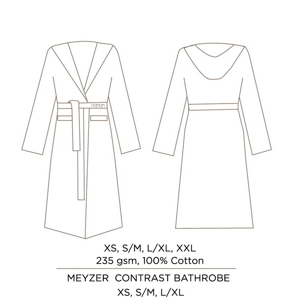 Халат хлопковый Hamam Meyzer бирюзовый