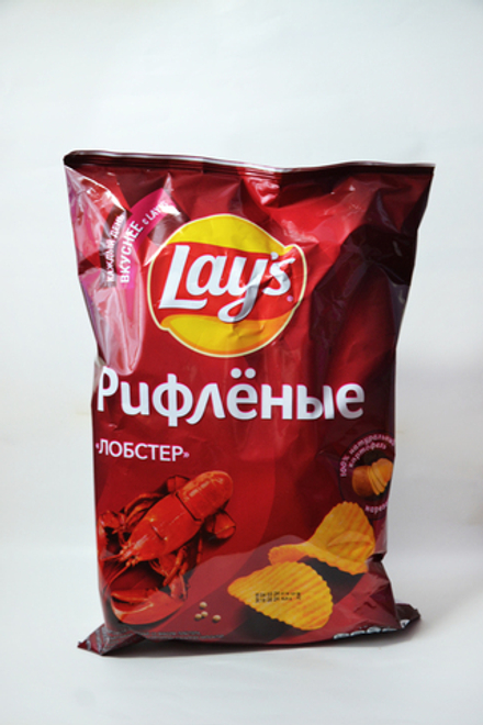 Чипсы Lays Рифленые Лобстер 140 грамм