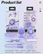 T9 Crystal (Air) color bluetooth earbuds