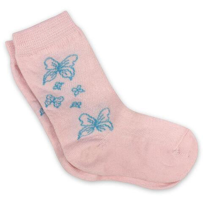 Гольфы для девочек, однотонные "Бабочка", 12 р-р