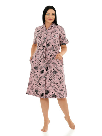 Халат женский "587 К.П" пуговицы (117)