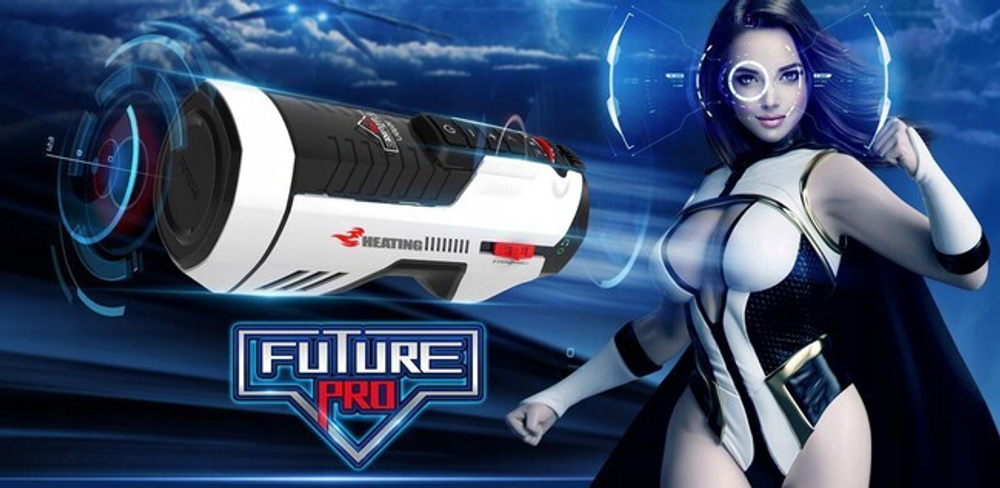 Автоматический мастурбатор Leten Alice Future Pro 3.0 (вагина и анус) (Цвет: бело-черный)