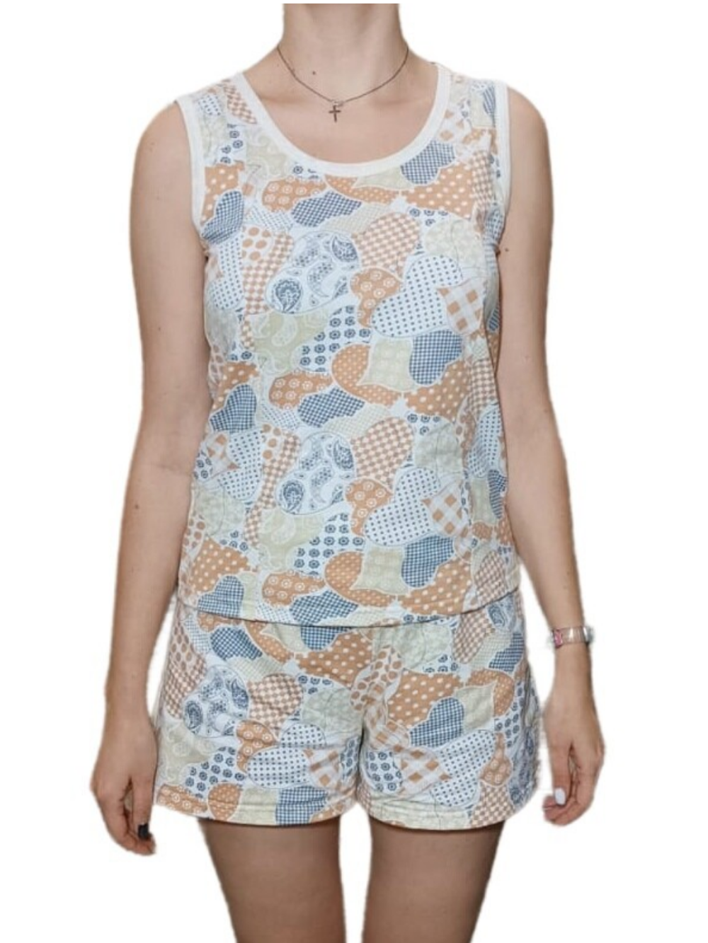 23292 Пижама женская (майка+шорты) (50)