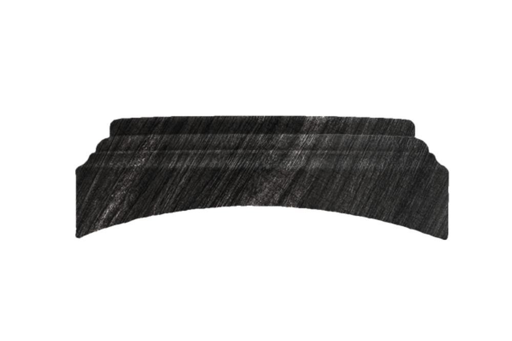 Рамка 4 постовая (Угольно-черный на бревно 200 мм) BFC20-640-119