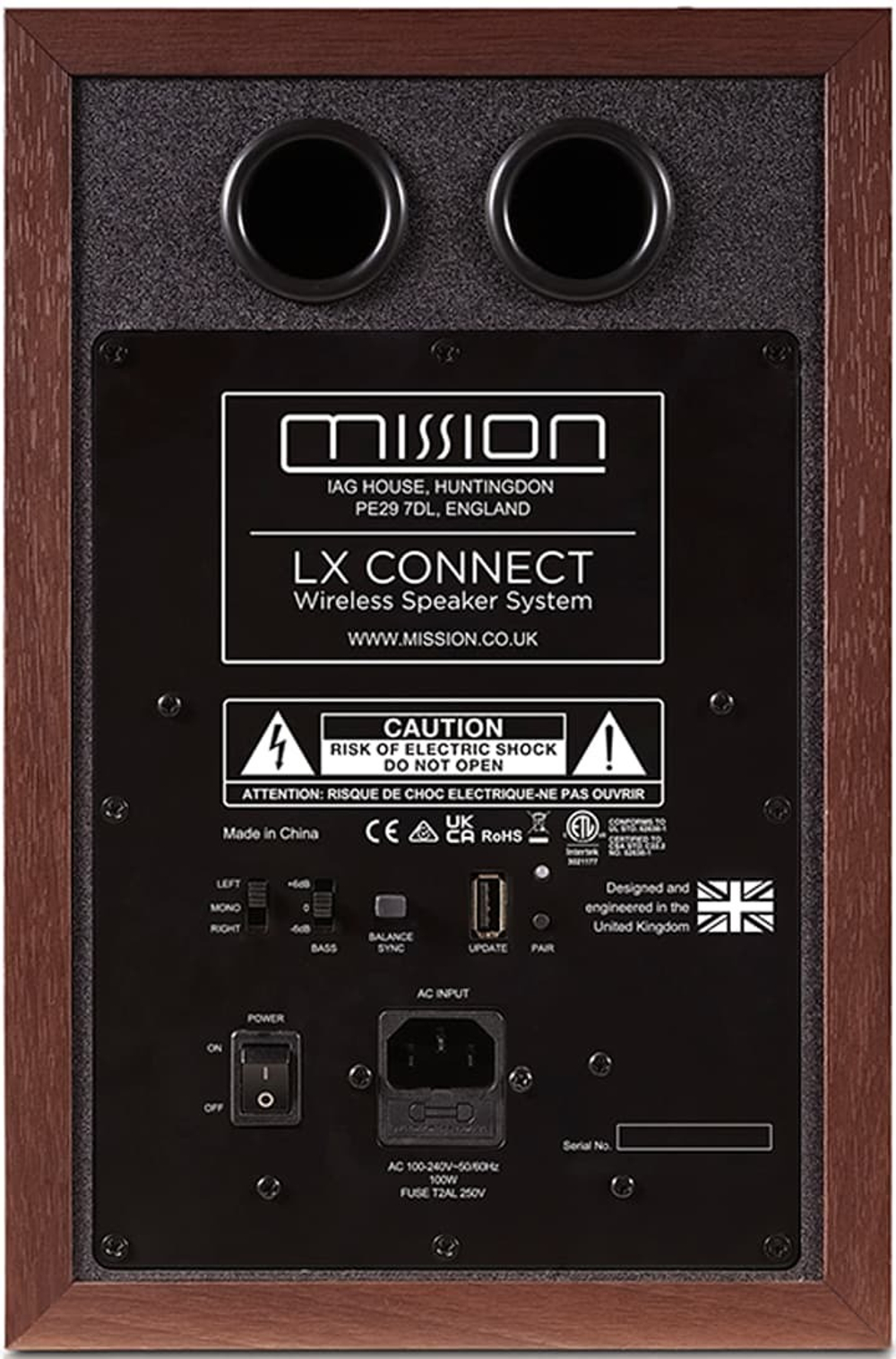 Активная акустика Mission LX Connect Walnut Pearl