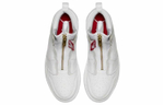 Кроссовки Jordan Air Jordan 1 Retro High Zip White (Женская размерная сетка)