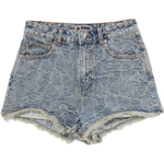 A Bathing Ape Bathing Ape Denim Шорты Cotton синий