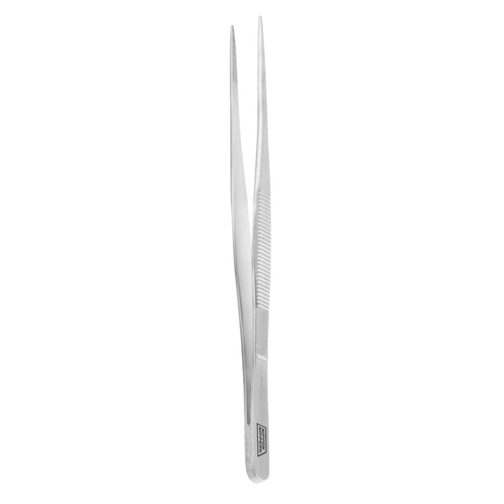 NN_T-07 Nippon Nippers. Пинцет для кожи. Острый край с насечкой. Узкий. Длина 125 мм.