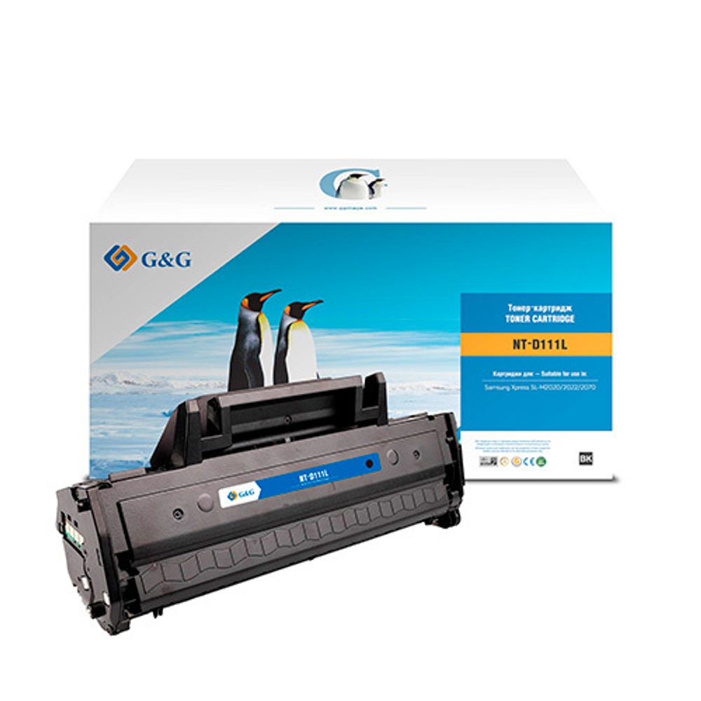 Картридж G&amp;G, аналог Samsung MLT-D111L/ HP SU801A 2k с чипом