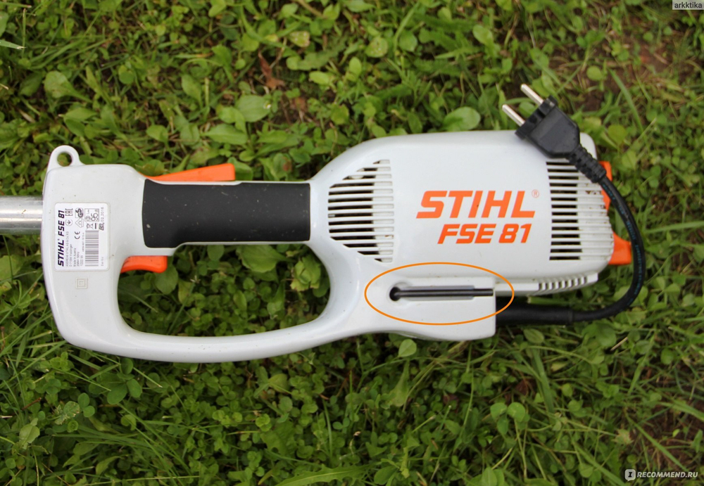 Триммер эл. Stihl FSЕ 81,  Autocut С 6-2, 1000 Вт