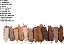 MAC Cosmetics Connect In Colour Eye Shadow Palette 12 shades - палитра теней для век, 12,2 g