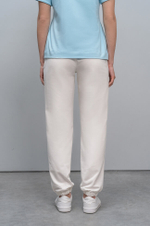 3923 Брюки женские (молочный)