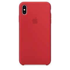 Чехол силиконовый для iPhone XS Max (Красный)