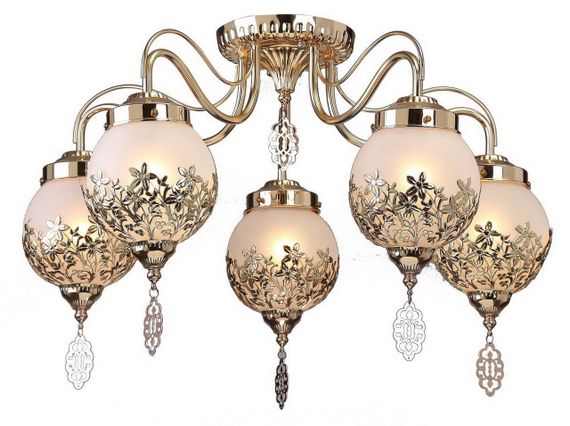 Потолочная люстра Arte Lamp Moroccana A4552PL-5GO