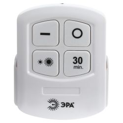 Светодиодный фонарь подсветка ЭРА SB-511 пушлайт, 6Вт, COB, 3хAAA, белый, 3 штуке в коробке, ИК пульт