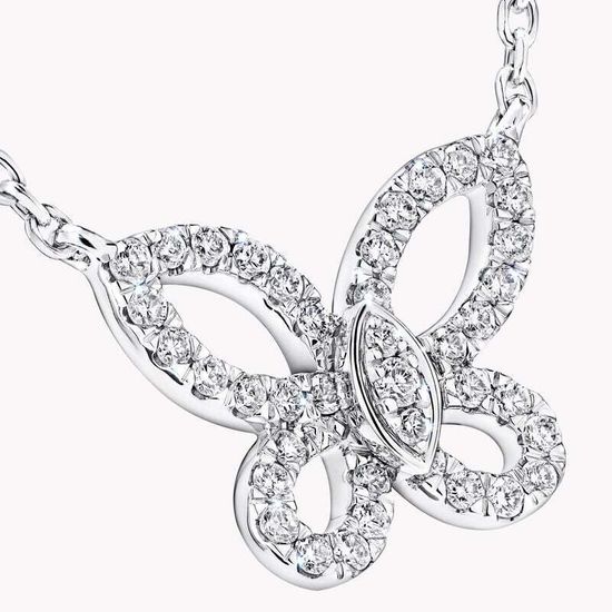Подвеска Graff Mini Butterfly Silhouette Diamond Pendant