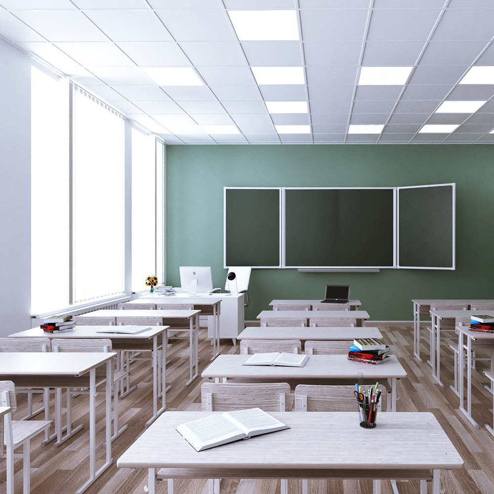 Светильник LED-панель ДВО 40Вт 4000К опал IP40 595х595х40мм MASTER+ Feron