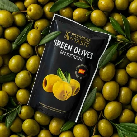 Оливки без косточки Premiere of Taste 170г