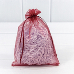 Мешочек 14х20см Органза (Бордовый)