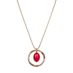 Колье Fiore Luna RED QUARTZ LN5139 R/G