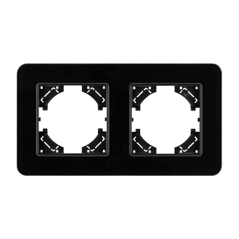 Рамка стеклянная FRM-OMALI-GS-2-BK (Arlight, -) 049693