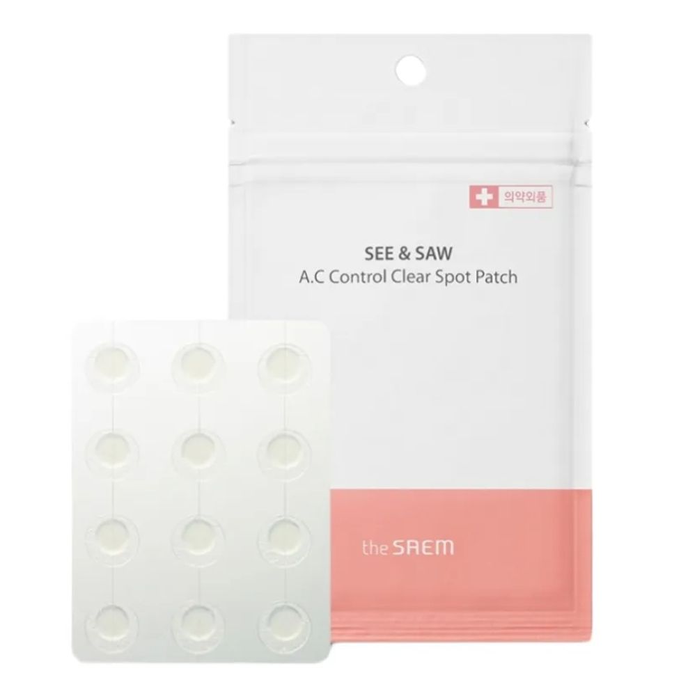 The Saem See &amp; Saw A.C Control Clear Spot Patch противовоспалительные патчи от прыщей