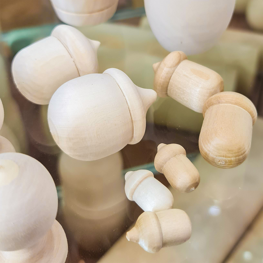 Фигурка Желудь 25*d15мм, деревянная заготовка