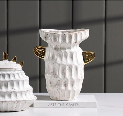 Ваза Wide-mouthed golden ear vase