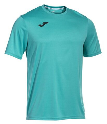 Мужская теннисная футболка Joma Combi Short Sleeve - turquoise
