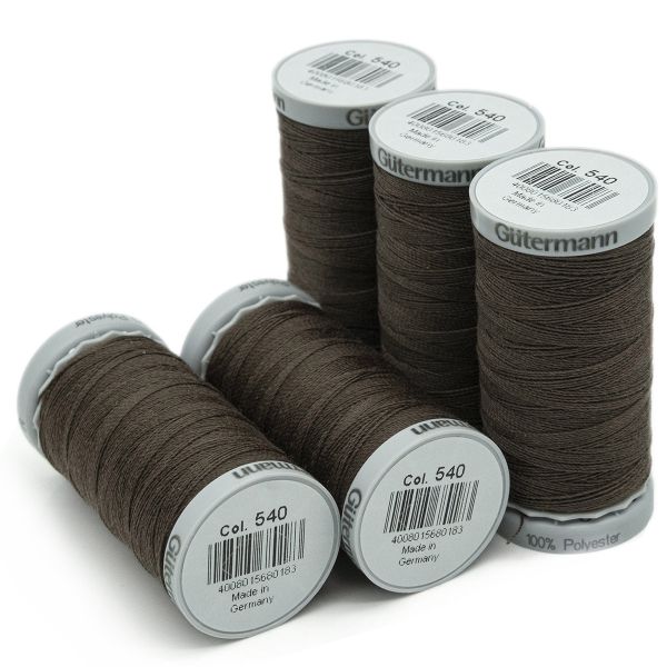 Нитки суперкрепкие Gutermann Extra Strong M782 №40 (100 метров), 5 кат. | 540 молочный шоколад