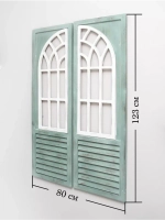 Панно деревянное "Фальш-окно" 123*80 см