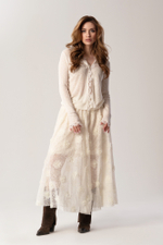 Юбка с цветами