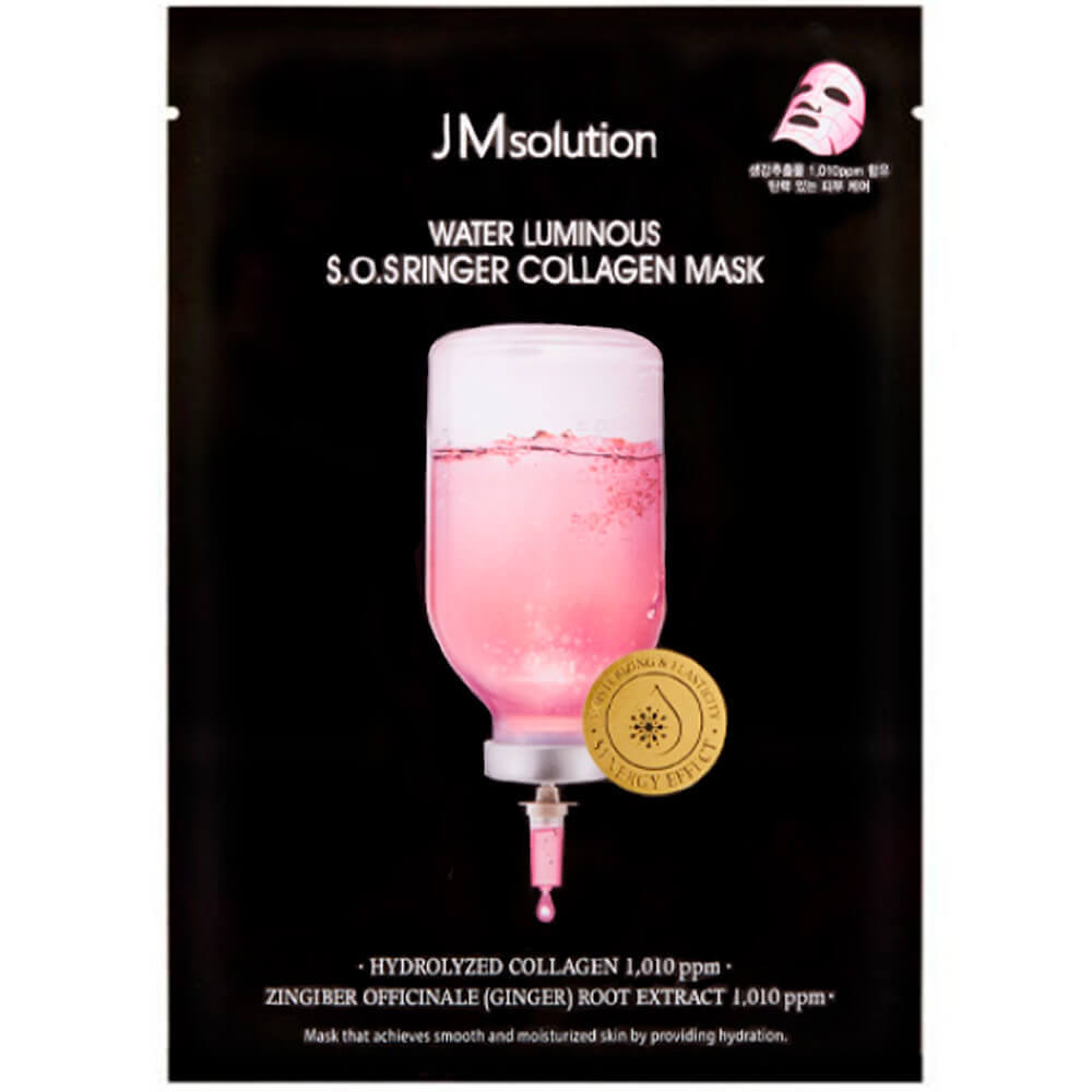 JMsolution Увлажняющая маска с коллагеном и пептидами Water Luminous SOS Ringer Collagen Mask