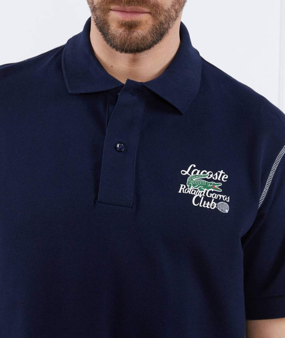 Поло Lacoste - темно-синий(PH6767)