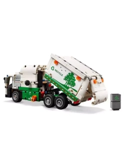 Конструктор Электрический мусоровоз Mack LR 500 деталей