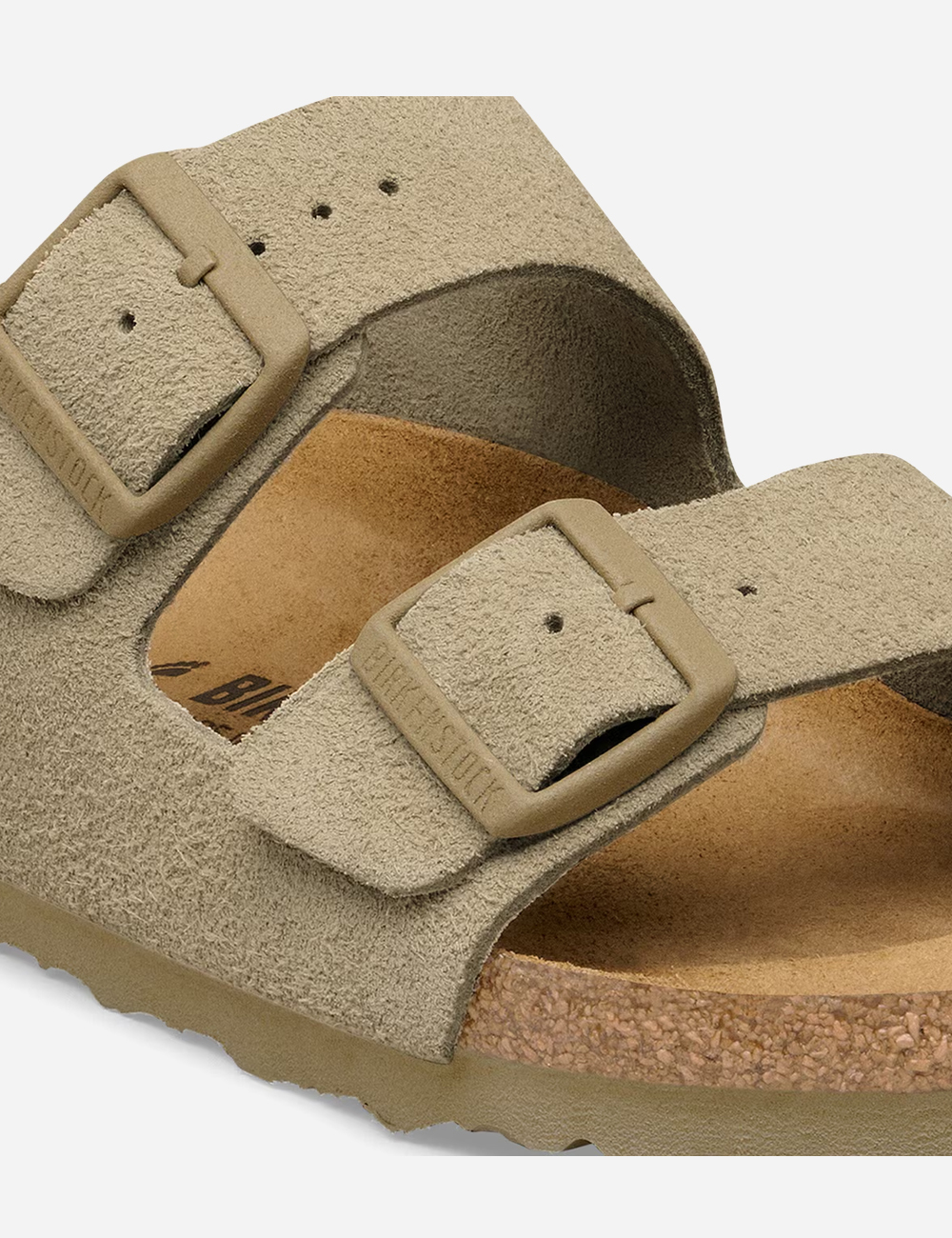 Birkenstock Arizona Suede "Faded Khaki"