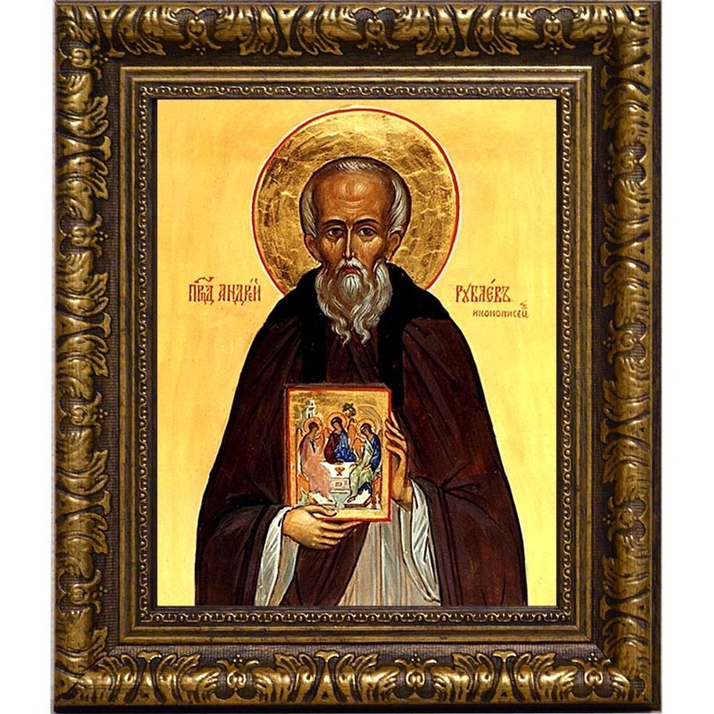 Андрей Рублев преподобный иконописец. Икона на холсте