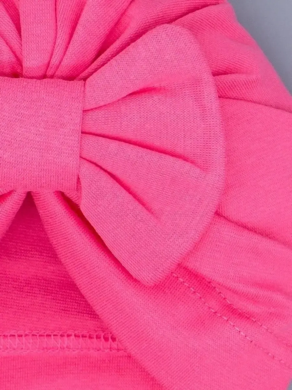 Чалма осенняя детская с бантиком