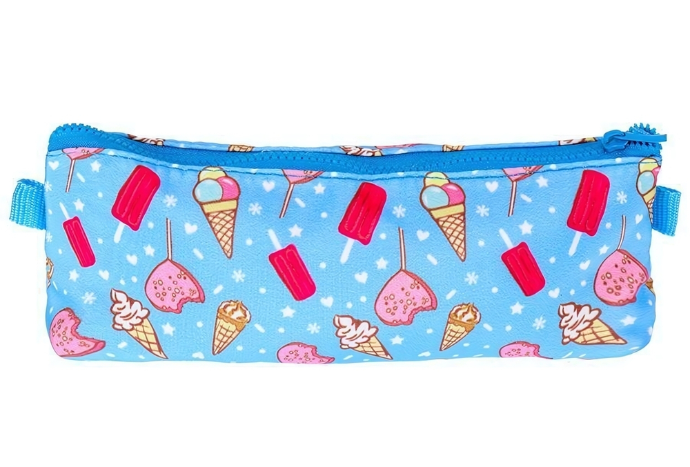 Пенал-косметичка Мороженое и леденцы (ПН-0632) печать на ткани (полиэстер) (Проф-пресс)
