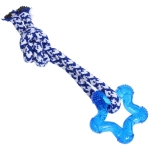 Игрушка - канат для собак мелких и средних пород «НЕСКУЧАЙКА», цвет синий, 20см / 45гр (лейбл)✦